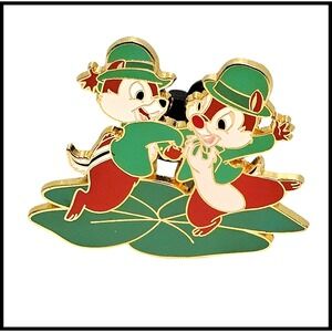 Disney Chip and Dale Pin Dancing 2005‎ Pin Trading St. Patrick's Day Shamrocks